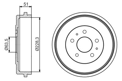 Brake Drum 0 986 477 219