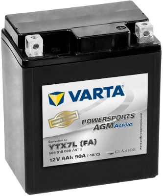 Стартерная аккумуляторная батарея VARTA 506919009A512 для HONDA NSC