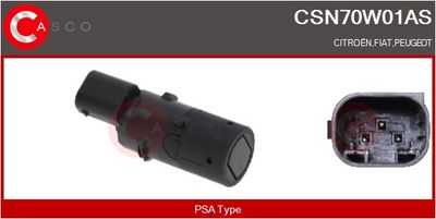 SENSOR AJUTOR PARCARE CASCO CSN70W01AS