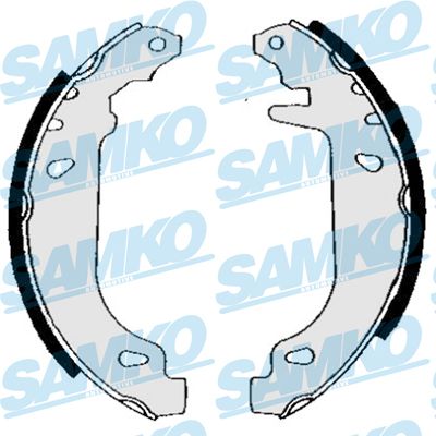 Комплект тормозных колодок SAMKO 84880 для SUBARU REX