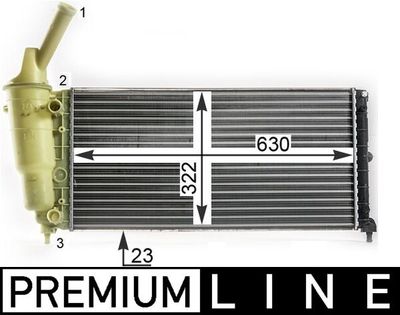 Radiateur - CR2008000P - MAHLE