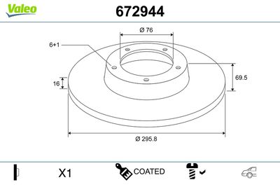 Brake Disc 672944