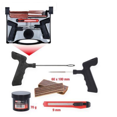 Ks Tools - Vulkanizačná sada na opravu pneumatík 5ks