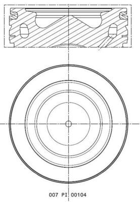 Piston MAHLE 1911021027