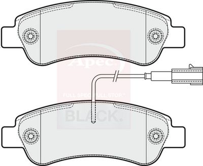 APEC Brake Pad Set, disc brake PAD2037B