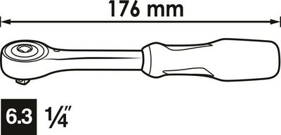 Prepínacia račňa VIGOR V5436