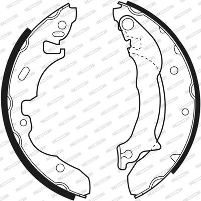 SET SABOTI FRANA FERODO FSB537 2