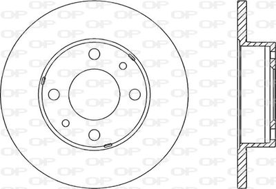 OPEN PARTS BDA1131.10 Тормозные диски  для FIAT UNO (Фиат Уно)