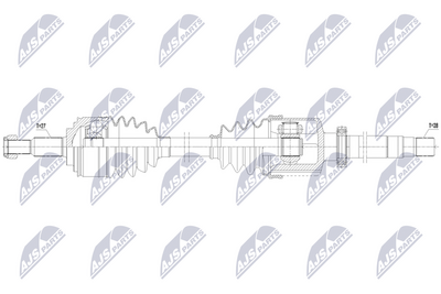 полуоска NTY NPW-RE-292