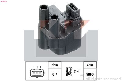 Cewka zapłonowa KW 470 376