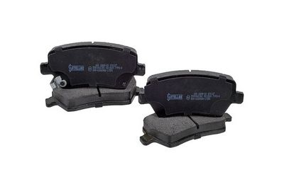 комплект спирачно феродо, дискови спирачки STELLOX 000 080B-SX