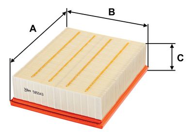 LUFTFILTER VALEO 585043 0