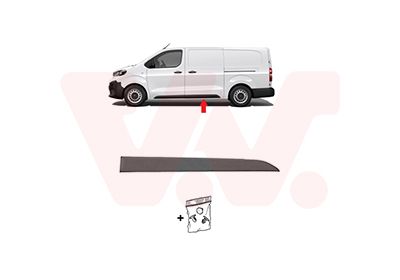Listwa ozdobna / ochronna, drzwi VAN WEZEL 3892405