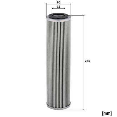 Filtru, sistem hidraulic primar MANN-FILTER HD 604 x