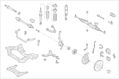 RADAUFHäNGUNG DELPHI OEMERC000017487F