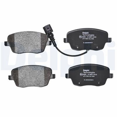 Remblokken set Voor , past: SEAT CORDOBA, IBIZA III  SKODA FABIA I, FABIA I PRAKTIK, FABIA II, ROOMSTER, ROOMSTER PRAKTIK  VW POLO IV 1.0-2.0 08.99-05.15