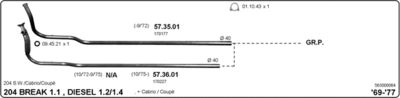 Układ wydechowy IMASAF 563000064