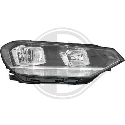 Основная фара DIEDERICHS 2297980 для VW TOURAN