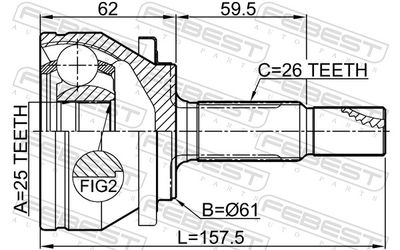 Joint Kit, drive shaft 0110-ZRE181