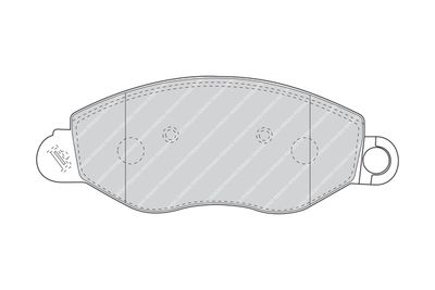 Brake Pad Set, disc brake FVR1461