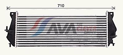 INTERCOOLER COMPRESOR AVA Clever Choice AU4338 1