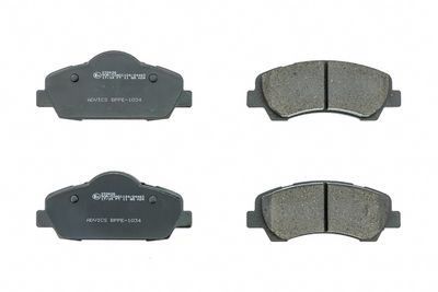 комплект спирачно феродо, дискови спирачки AISIN BPPE-1034