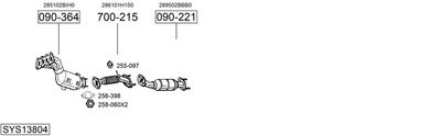 Изпускателна система BOSAL SYS13804