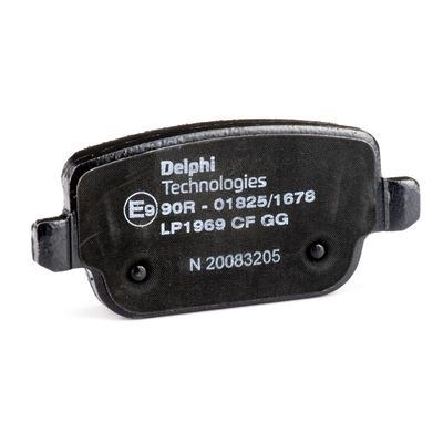 BREMSBELAGSATZ SCHEIBENBREMSE DELPHI LP1969 37