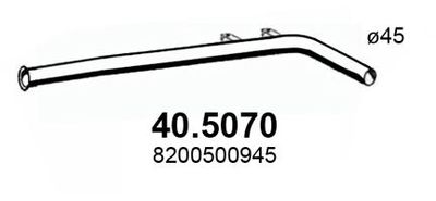 Rura wydechowa ASSO 40.5070