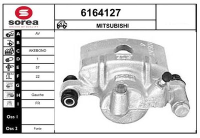 STARTCAR 6164127 Тормозной суппорт для MITSUBISHI L 300 III Автобус (P0_W, P1_W, P2_W, P3_W) 2.0 4WD (P23W, P03W, P13W) STARTCAR 6164127 Тормозной суппорт для MITSUBISHI L 300 III Автобус (P0_W, P1_W, P2_W, P3_W) 2.0 4WD (P23W, P03W, P13W)
