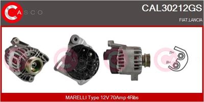 Генератор CASCO CAL30212GS для FIAT IDEA