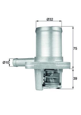 Termostat, środek chłodzący MAHLE TI 40 89