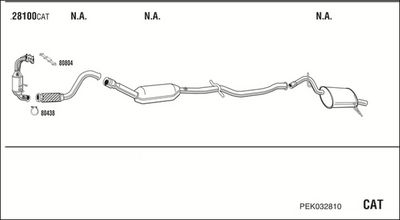 SISTEM DE ESAPAMENT WALKER PEK032810