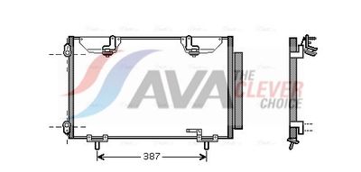 KONDENSATOR KLIMAANLAGE AVA Clever Choice TO5327D