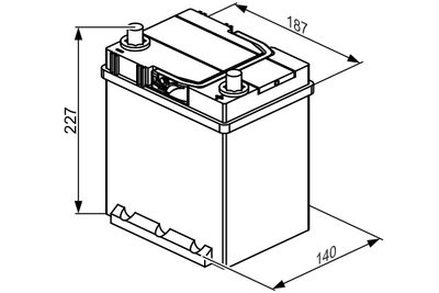 Starter Battery 0 092 S40 300