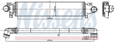 INTERCOOLER COMPRESOR NISSENS 961371 4