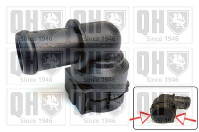 Фланец охлаждающей жидкости QUINTON HAZELL QTH1043CF для VW BEETLE