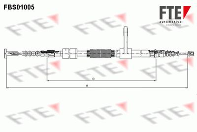 Тросик, cтояночный тормоз FTE FBS01005 для ALFA ROMEO 147