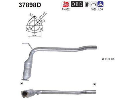 Katalizator AS 074131701GX