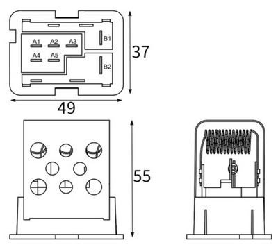 WIDERSTAND INNENRAUMGEBLäSE