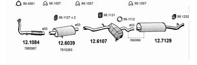 SISTEM DE ESAPAMENT ASSO ART0670