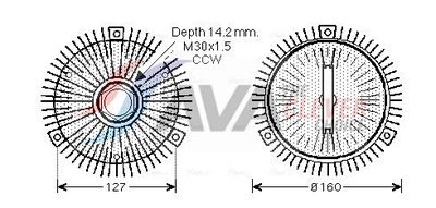 CUPLA VENTILATOR RADIATOR