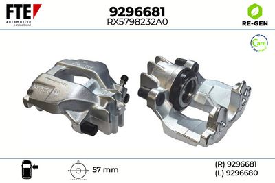 ETRIER FRANA FTE 9296681