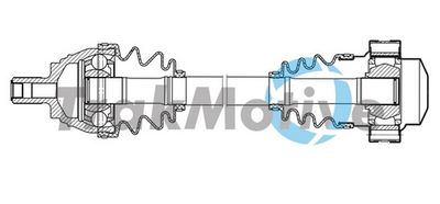 TrakMotive 30-1888 Полуось в сборе для VW GOLF (Фольксваген_ Голф)