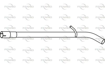 Rura wydechowa FENNO P49042