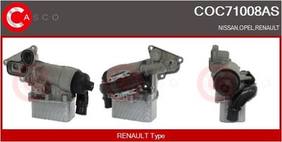 RADIATOR ULEI ULEI MOTOR CASCO COC71008AS