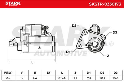 стартер STARK SKSTR-0330173