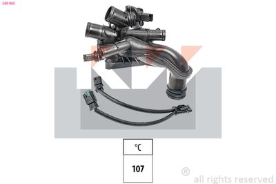 Termostat, środek chłodzący KW 580 865