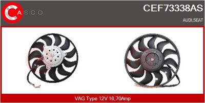 VENTILATOR RADIATOR CASCO CEF73338AS