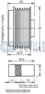 SISTEM ROATA LIBERA GENERATOR RUVILLE 541908 1